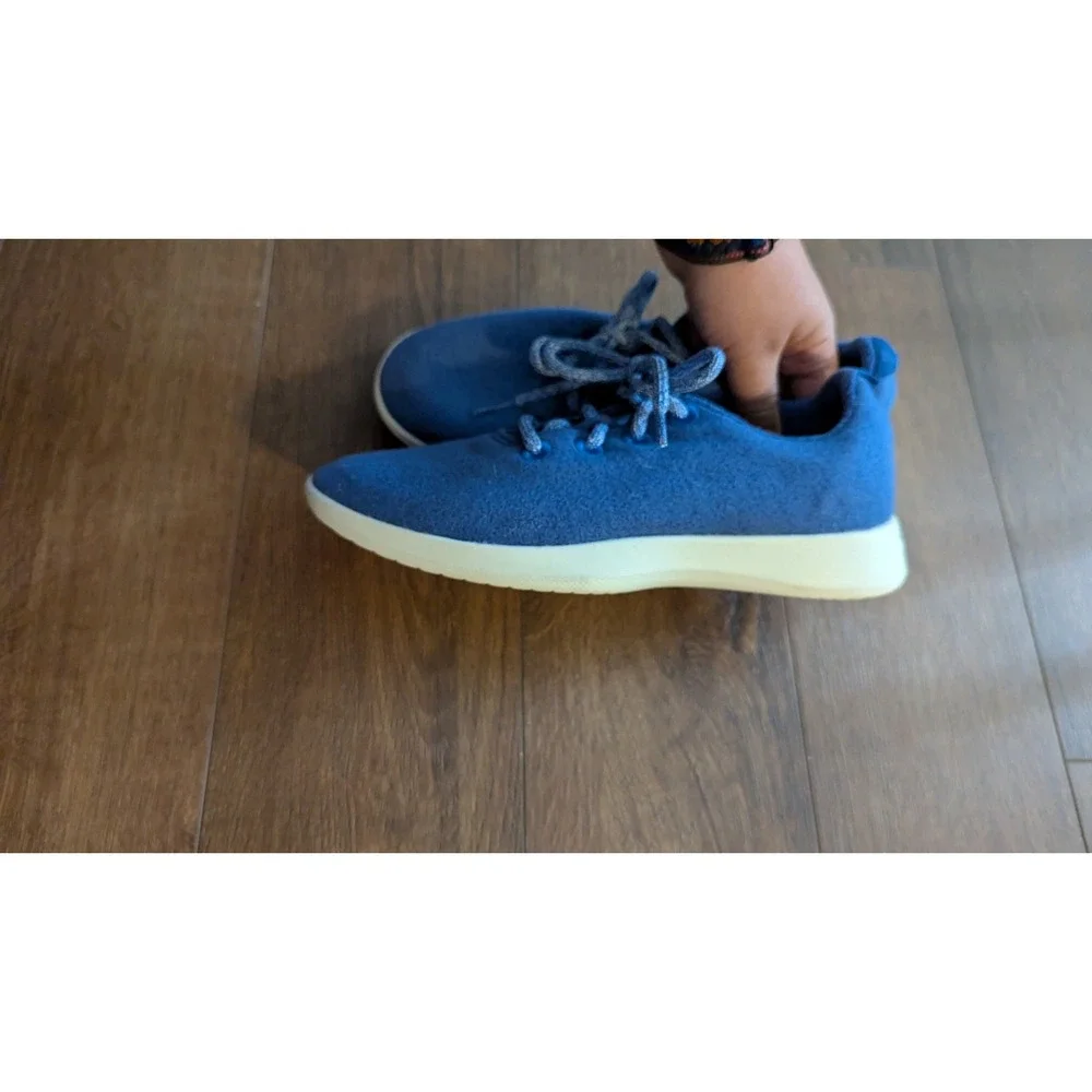 Allbirds Women Wool Runners Blue Merino Wool Sneakers Size 9 WR W9 - Picture 4 of 8